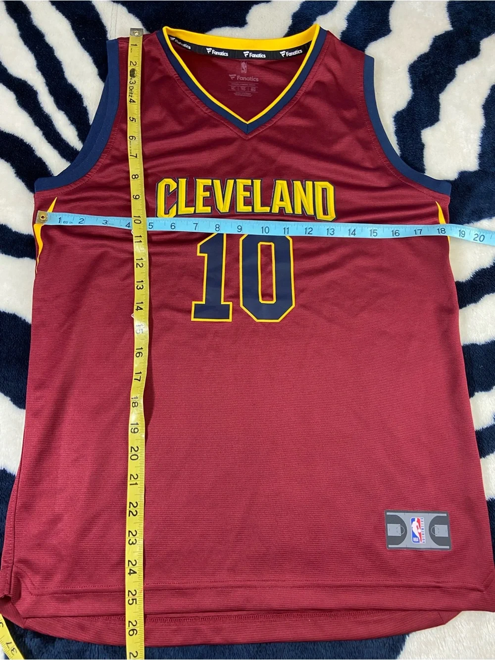 Fanatics Youth XLarge Cleveland Cavaliers Darius Garland #10 Basketball Jersey